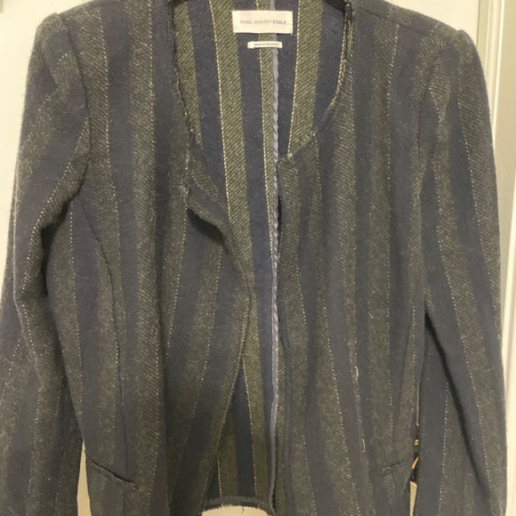 Women’s black and green tweed wool jacket - Picture 7 of 7